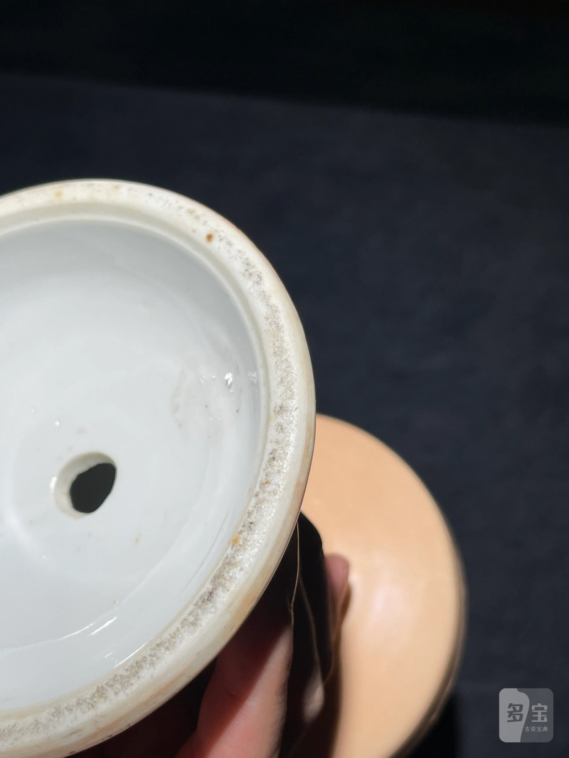 民国 粉彩人物纹皮灯一对 - 图34